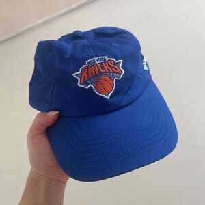 New York Knicks Embroidered Adjustable Cap Hat Doordash Blue